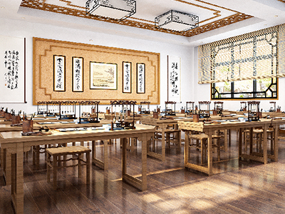 山田小學(xué)書法功能室設(shè)計(jì)